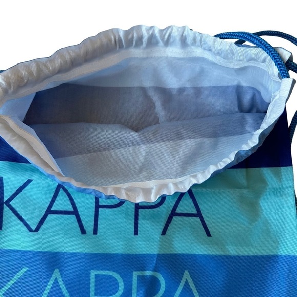 Kappa Kappa Gamma Drawstring Bag Blue by Alexandra & Company NWOT - Picture 4 of 8